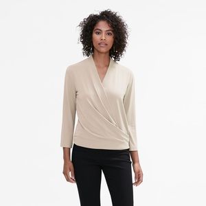 MM LaFleur Deneuve Top (in Champagne, Large)